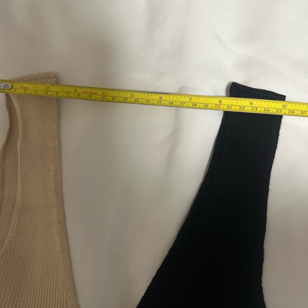 BCBG Black and Cream Colorblock pants and top sleevesless size small NWT. - Picture 6 of 16